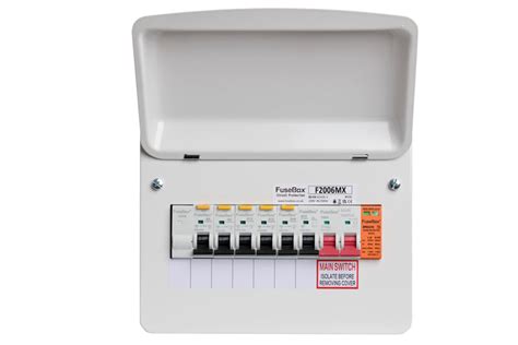 6 way fuse distribution box|fusebox 6 way consumer unit.